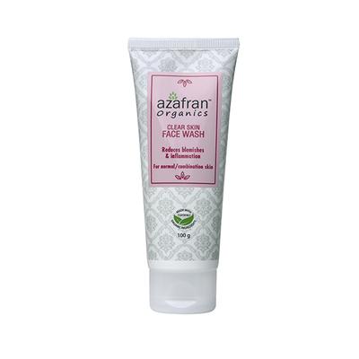 Azafran Organics Clear Skin Face Wash 100 gm - Face Wash & Cleansers