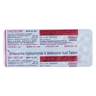 DROTEC MF Tablet 10's - Muscle Spasm-Ant