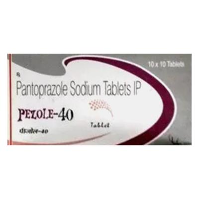Pezole 40mg Tablet 10'S - Ulcer/Reflux/Flatulence-Aaa