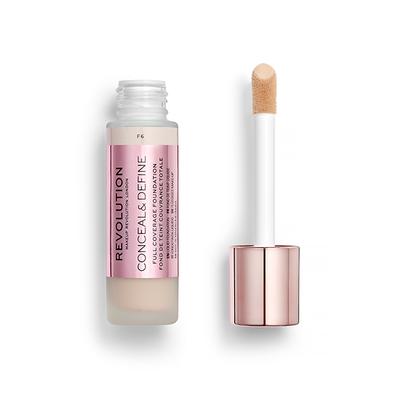 Makeup Revolution Conceal & Define Foundation F6 23 ml - Concealer