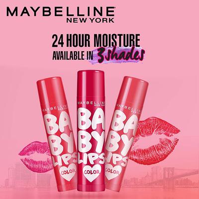 Maybelline New York Baby Lip Balm Berry Crush 4 gm (N) - Lip Balms