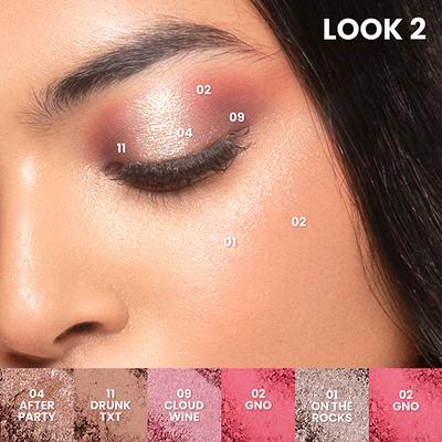 Typsy Beauty Sip Sip Hooray Wine Eyeshadow Palette 24 gm - Eye Shadow Palettes