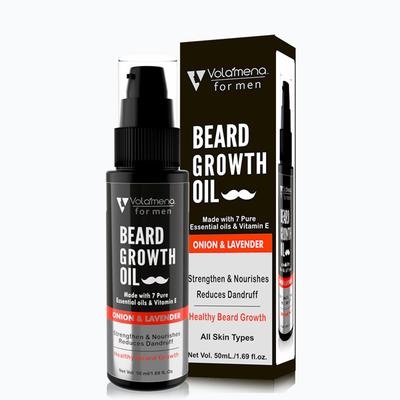 Volamena Beard Growth Oil - Red Onion & Lavender 50 ml - Beard Oil