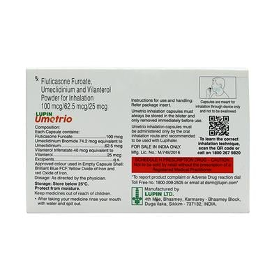 UMETRIO Capsule 3x10's - Asthma/COPD-Ast