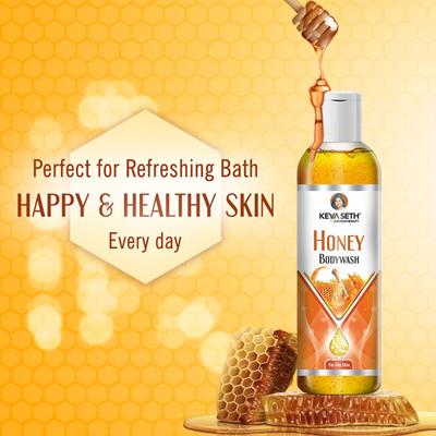 Keya Seth Aromatherapy Honey Body Wash 200 ml - Shower Gels & Body Wash