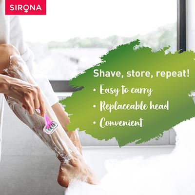 Sirona Reusable 4 Blade Razor - Aloe Boost 1's - Shaving & Hair Removal
