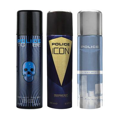 Police To Be Men + Icon + Light Blue Deodorant Spray - For Men 600 ml - Men Deodorants/Roll-Ons