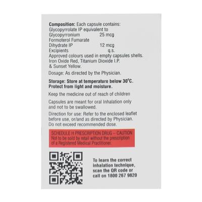 GLYCOFLO F 25/12 Capsule 30's - Asthma/COPD-Ast