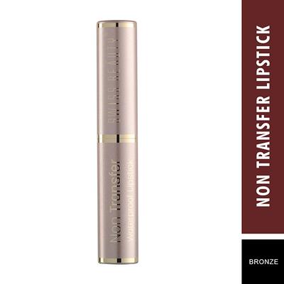 Swiss Beauty Non Trasfer Water Proof Lipstick - (Bronze) 3 gm - Lipsticks