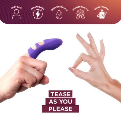 Skore Teasher Rechargeable Finger Massager 1's - Massagers And Vibrators