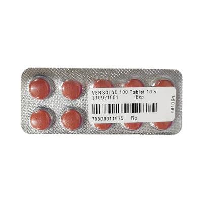 VERSOLAC 100 Tablet 10's - Epilepsy/Convulsion-Ant