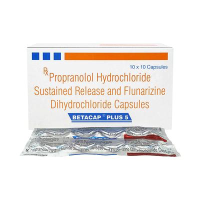 Betacap Plus 5mg Capsule 10'S - Migraine