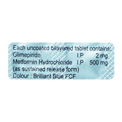 GLIMIMARK M 2mg Tablet 15's - Diabetes-Ant