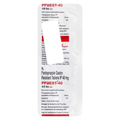 PPBEST 40 Tablet 10's - Ulcer/Reflux/Flatulence-Aaa