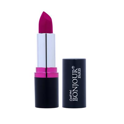 Bonjour Paris Silk Matte Lipstick-Purpley Pink 4.2 gm - Lipsticks