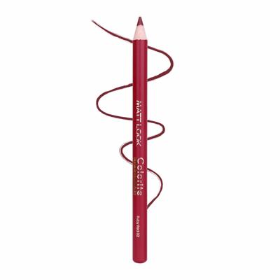 Matt Look Colorite Lip Contour, Lighweight Application, Ruby Red-02 0.9 gm - Lip Liners