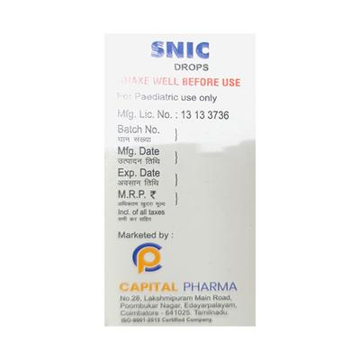 SNIC Drops 15ml - Cough And Cold-Cou