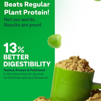 Oziva Bioactive Plant Protein (25G Vegan Protein) For Endurance & Muscle Recovery Plant-Based Protein (500G, Strawberry) 1's - Multi-Vitamins