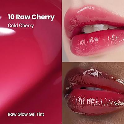 Hince Raw Glow Gel Tint R010 Raw Cherry 4 ml - Lip Stains & Tints