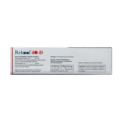 Rekool D 40mg Capsule 10'S - Ulcer/Reflux/Flatulence-Aaa