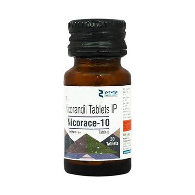 NICORACE 10 Tablet 20's - Angina