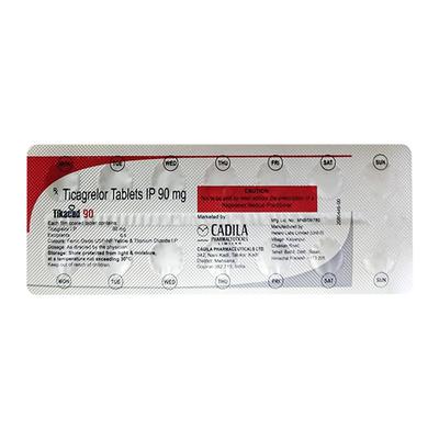 TIKACAD 90 Tablet 14's - Blood Clot-Ant