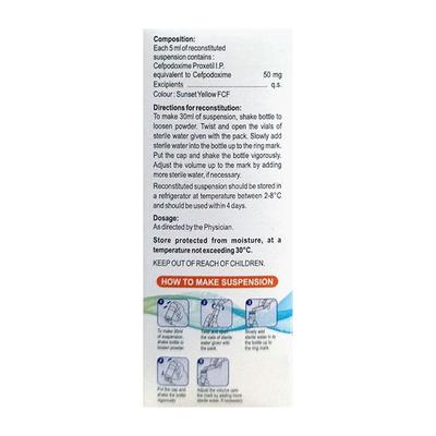 CEBEST 50 DELICIOUS MANGO FLAVOUR Dry Syrup 30ml - Bacterial Infections-Cep