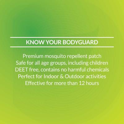 Bodyguard Premium Natural Anti Mosquito Patches - 24 patches 1's - Insect Repellents