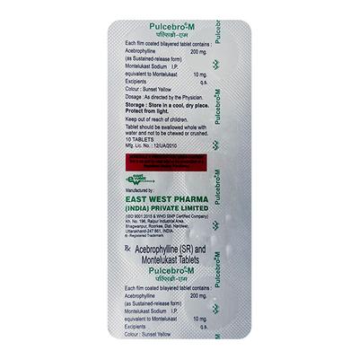 Pulcebro M Tablet 10'S - Asthma/COPD-Ast