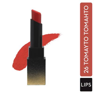 SUGAR Cosmetics Nothing Else Matter Longwear Lipstick - 26 Tomayto Tomahto (Tomato Red) 3.5 gm - Lipsticks