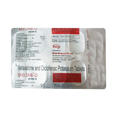 SKELTAB D Tablet 10's - Pain relief-Ano