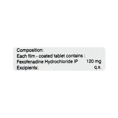 Fexofen 120mg Tablet 6'S - Allergies-Ant