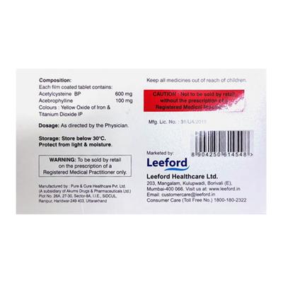 BRONCOFIL N Tablet 10's - Asthma/COPD-Ast