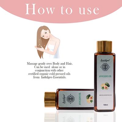 Indulgeo Essentials Avocado Oil 100 ml - Hair Oils