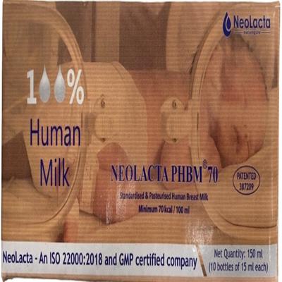 NeoLacta PHBM 70 Human Milk Powder (Pack of 10 x 15 ml) - Baby And Infant Supplements