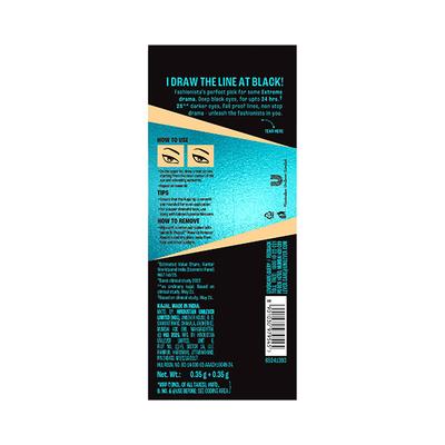 Lakme 9 to 5 Eyeconic Kajal, Smudgeproof, Waterproof, lasts upto 24 Hrs, Deep Black (Pack Of 2 x 0.35gm) 1's - Kajal & Kohls