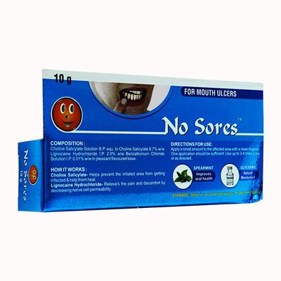 No Sores Gel 10gm - Anaesthesia - Local-Ana