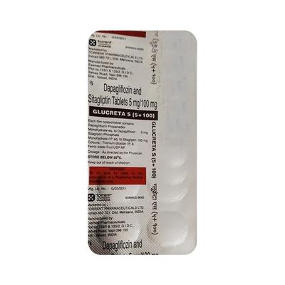 GLUCRETA S 5+100 Tablet 10's - Diabetes-Ant