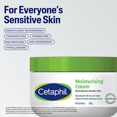CETAPHIL MOISTURISING Cream 250gm - Face Moisturizers