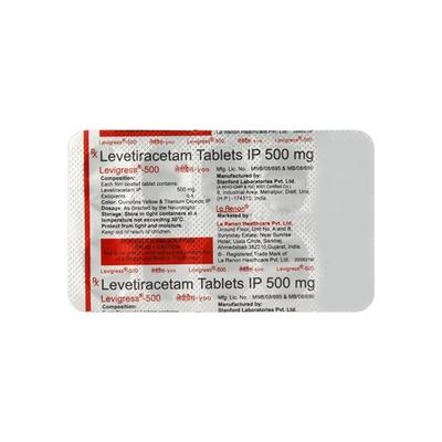 Levigress 500mg Tablet 10'S - Epilepsy/Convulsion-Ant