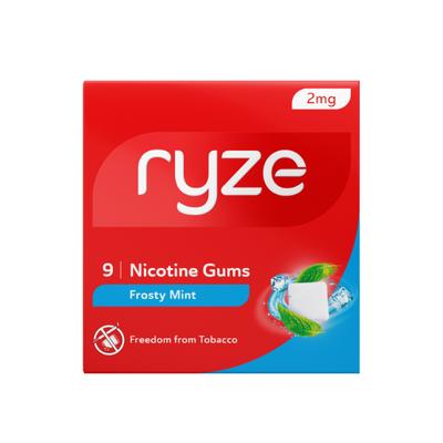 Ryze 2 mg Nicotine Gums - Frosty Mint 9's - Nicotine Gums/Lozenges