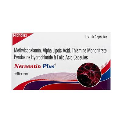 NERVENTIN PLUS Capsule 10's - Supplements-Vam