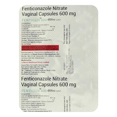 FENTIGLIV 600 Capsule 1's - Fungal Infections-Anf