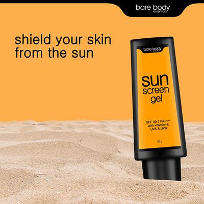 Bare Body Essentials Sun Screen Gel 30 gm - Lotions & Creams