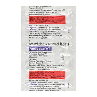 AMLODAC AT Tablet 15's - Hypertension-Cal