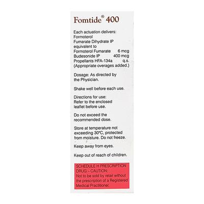 FOMTIDE 400 Inhaler 120md - Asthma/COPD-Ast