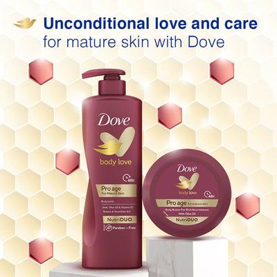 Dove Body Love Pro Age Body Butter, For Mature Skin, Paraben Free 240 gm - Body Butter