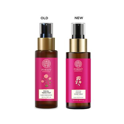 Forest Essentials Facial Tonic Mist Pure Rosewater and Fragrant 50ml - Toners
