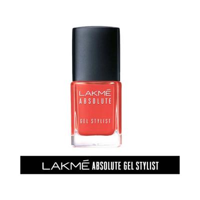 Lakme Absolute Gel Stylist Nail Color Coral Rush 12 ml - Nail Polish