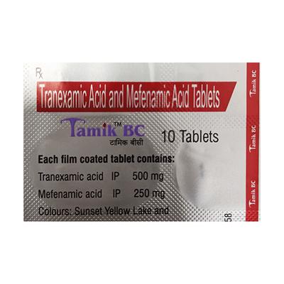 Tamik BC Tablet 10'S - Bleeding Disorders-Hae
